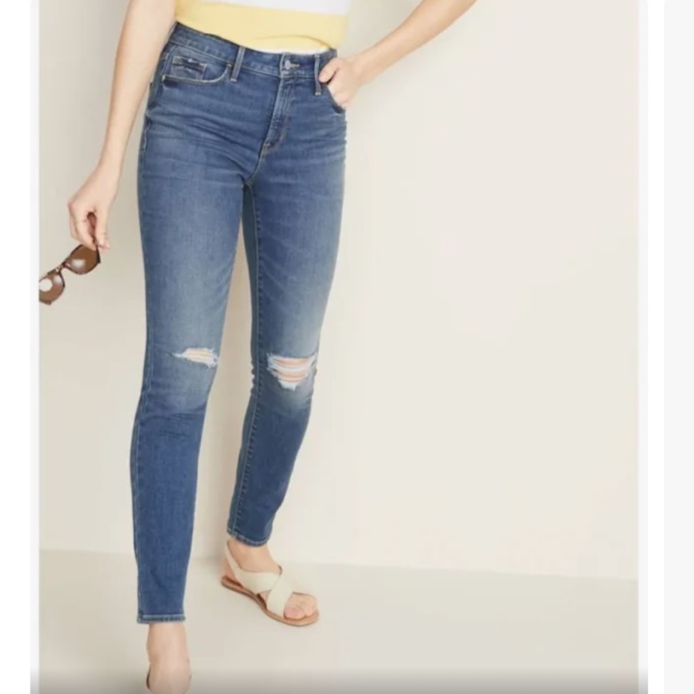 Old Navy High Rise Pop Icon Skinny Jeans 10